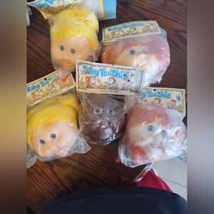 Baby Toothie 4‎ 1/2" Doll Head Vintage 1984 Lot Of 8 Heads Only
